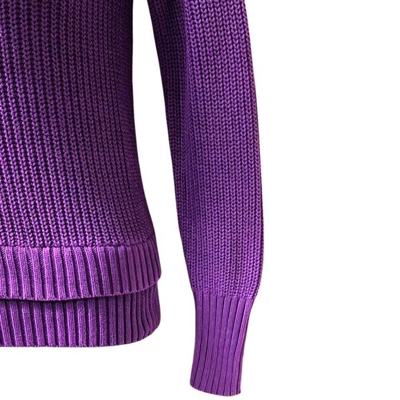 MICHAEL KORS Women's Crew Neck Double thick Zippered Shoulders Sweater Size Smal - Picture 4 of 14